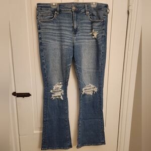 American Eagle High Rise Skinny Kick size 16 Short